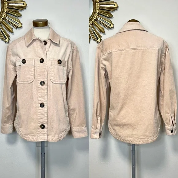 Boden Corduroy Button Up Long Sleeve Shirt Jacket - Picture 2 of 15